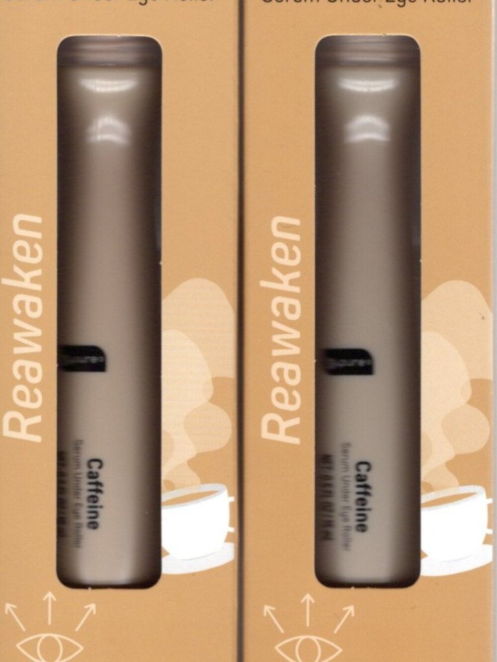 b.pure Reawaken Caffeine Serum Under Eye Roller 2-Pack, 1.0 fl. oz.